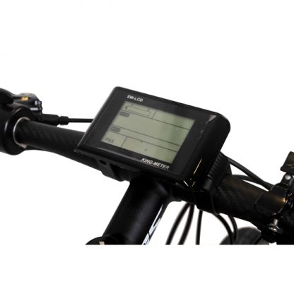 MEB-MBP-26-BK Vélo Électrique MECER Tout Terrain, 26", Pliable, Cadre Alu ultra léger entièrement suspendu, batterie caché amovible dans le cadre, 21 vitesses, double freins à disques – Image 7