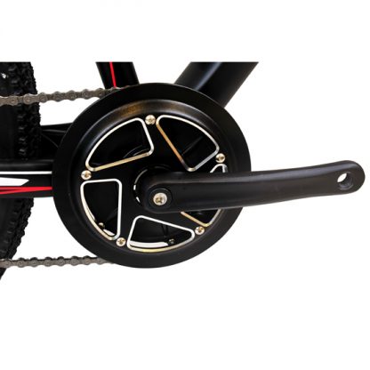MEB-MB-FC-26 Vélo Assistance Électrique en Fibre de Carbone 27", haut de gamme, moteur central 350W bridé 250W, Freins disques hydrauliques, suspensions avant réglables – Image 5