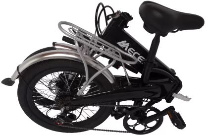 MEB-PL-20-BK MECER Vélo pliant 20’ électrique – Cadre alu - Autonomie 60 à 70km – 7 vitesses Shimano – Assemblé en France – Noir – Image 16