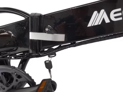 MEB-PL-20-BK MECER Vélo pliant 20’ électrique – Cadre alu - Autonomie 60 à 70km – 7 vitesses Shimano – Assemblé en France – Noir – Image 9
