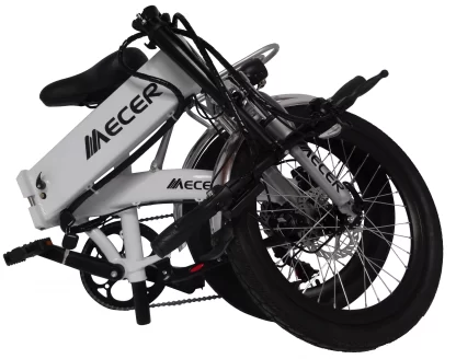 MEB-PL-20-BK MECER Vélo pliant 20’ électrique – Cadre alu - Autonomie 60 à 70km – 7 vitesses Shimano – Assemblé en France – Noir – Image 13