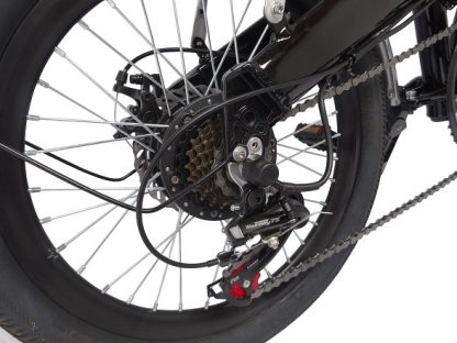 MEB-PL-20-BK MECER Vélo pliant 20’ électrique – Cadre alu - Autonomie 60 à 70km – 7 vitesses Shimano – Assemblé en France – Noir – Image 12