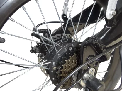 MEB-PL-20-BK MECER Vélo pliant 20’ électrique – Cadre alu - Autonomie 60 à 70km – 7 vitesses Shimano – Assemblé en France – Noir – Image 18