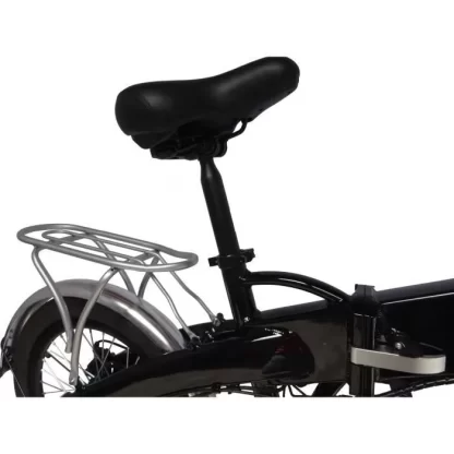 MEB-PL-20-BK MECER Vélo pliant 20’ électrique – Cadre alu - Autonomie 60 à 70km – 7 vitesses Shimano – Assemblé en France – Noir – Image 3