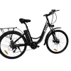 MECER Vélo de Ville Moteur Central Noir